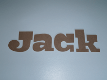 Jack houten letters